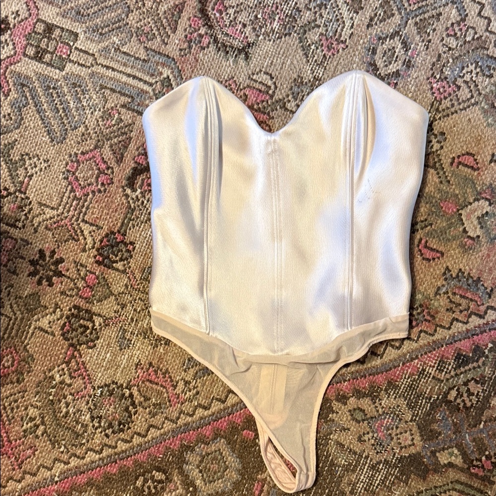 Elegant Cream small corset One Piece